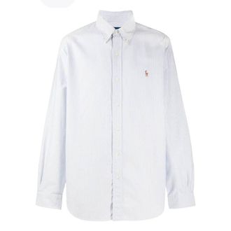 Polo Ralph Lauren Mens Stripe Oxford Long Sleeve Shirt, Size X-Large