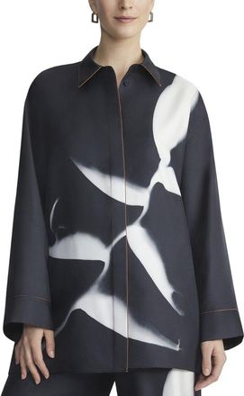 Lafayette 148 New York Boyfriend Oversized Shirt