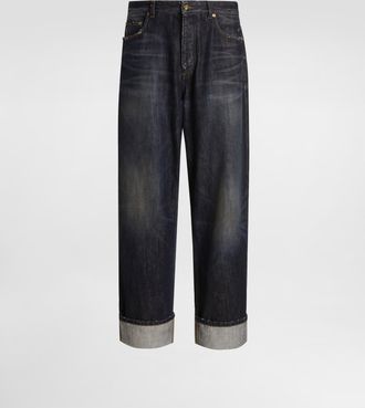 Dolce & Gabbana Denim Trousers - Man Denim Multi-colored 44