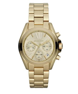 Michael Kors Womens Ladies Bradshaw Mini Watch MK5798 - Gold Metal - One Size