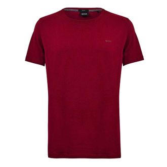 HUGO BOSS Heren Tessler 33 Regular T-Shirt (Donkerrood)
