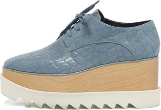Stella McCartney Sneakers Elyse con plateau - Blu