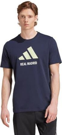 adidas Mens adidas Navy Real Madrid Three-Stripe Wordmark T-Shirt at Nordstrom, Size Large