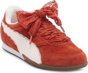 Puma Bella Donna Romantic Sneaker in Bordeaux Red/Jasmine /Gold at Nordstrom Rack, Size 9.5