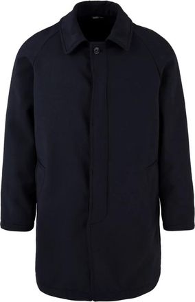 Daniele Alessandrini Single-Breasted Coat - Heren - Mantel - Blauw - 2XL - Polyester - Jassen