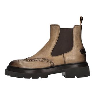 Santoni Heren, Schoenen, Bruin, Maat: 41 EU Leer