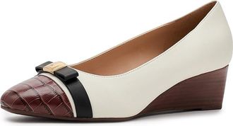 Cole Haan Go-to Malta Bow High Womens Heels Powder Leather : 10.5 B - Medium