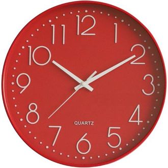 OEM Reloj De Pared Redondo - Reloj Digital Grande - Pantalla Grande Con Segundero Arco&iacute;ris - 1 Pieza - Para Sala De Estar - Un Solo Color