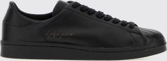 Yohji Yamamoto Sneakers Superstar in pelle liscia con logo stampato e punta tonda