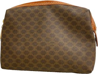 Celine Brown Pvc Pouch (Pre-Owned)