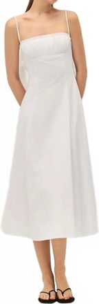 Elodie Sienna Midi Dress In Cannoli Cream