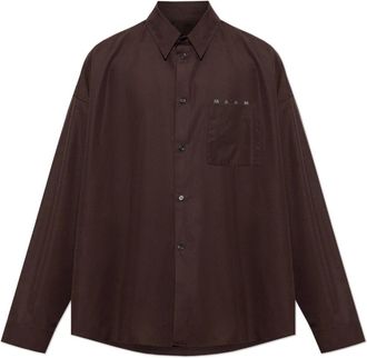 Marni Camicia con taschino - - Shirts - Uomo - Marrone - XL