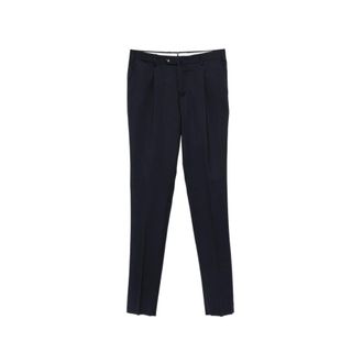 Pantaloni Torino Pantaloni plissettati a spina di pesce - Heren - Broeken - Blauw - Maat: 2XL