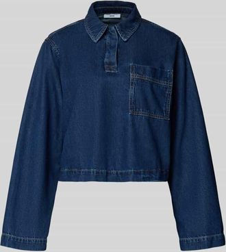 Marc O'Polo Denim Marc OPolo Denim Loose Fit Jeansbluse aus reiner Baumwolle in Jeansblau, Gr&ouml;&szlig;e XL