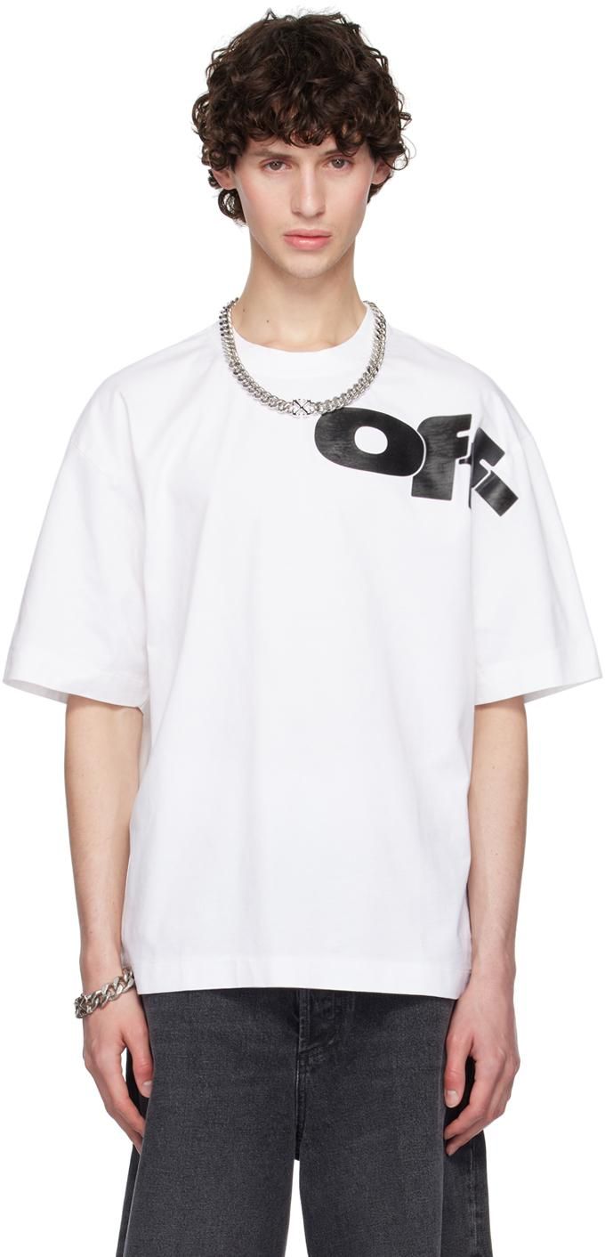 【Off White】LAUNDRY SLIM S/S TEE BEIGE BEIGE ★関税送料込み Off-white: White T-Shirts now up to −74% | Stylight