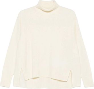 C.T. Plage Roll Neck Sweater - Dames - Coltruien - Wit - XS - Truien & Vesten
