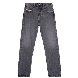 Diesel Heren Viker rechte jeans (Zwart)