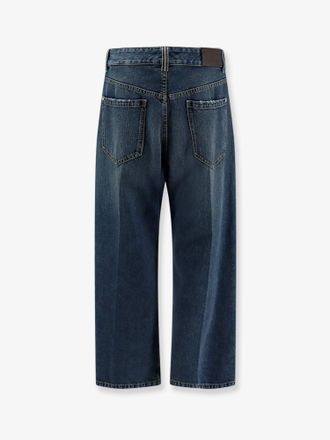 Brunello Cucinelli Womens Jeans Contemporary Square Blue Cotton