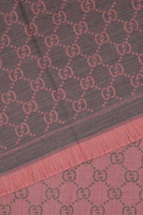 Gucci Womens Scarf Sten 48x180 1272 Wool Fabric Sciarpe E Foulard Scarfs