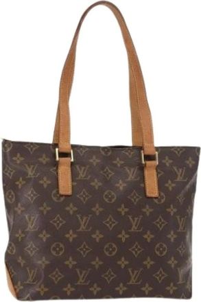 Louis Vuitton Pre-owned Tote Bags, female, Brown, Size: ONE SIZE Pre-owned Cabas Piano Tote Bag