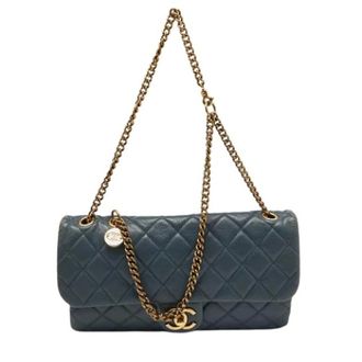 Chanel Pre-owned CC Crown Flap Bag - - Pre-owned - Donna - Blu - ONE SIZE