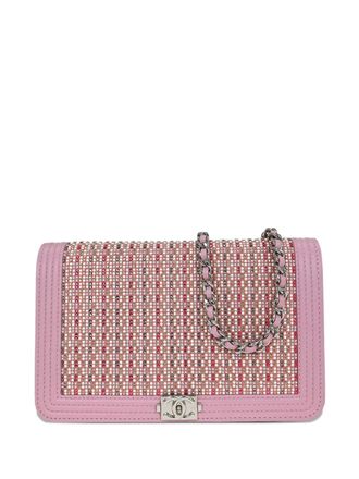 Chanel 2017 schoudertas verfraaid met stras - Roze