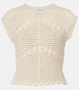 Poss&eacute; Dylan crochet top