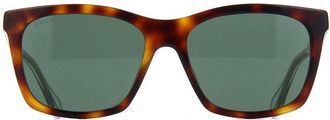 Gucci GG0558S003 Tortoiseshell Rectangle Sunglasses - Tortoiseshell