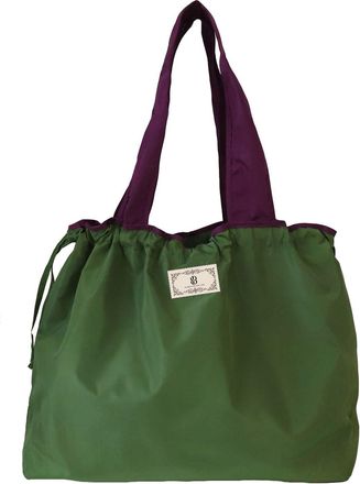 Generic Womens Tote Bag Spacious Nylon Shoulder Handbag For Everyday Errands Gym Workouts And Weekend (Green, Large Size)