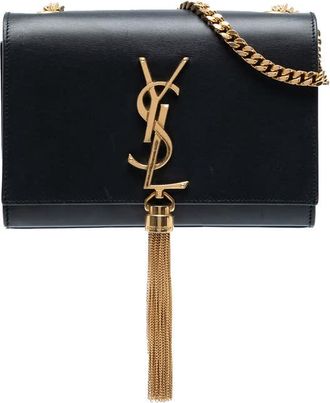 Saint Laurent Pre-owned Saint Laurent Small Leather Monogram Kate Tassel Crossbody TCT354120 0616