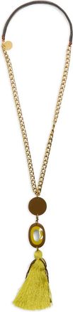 Maliparmi Collana a catena con pendente - Giallo
