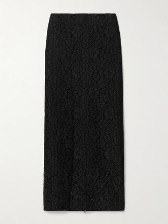 Proenza Schouler Gonna Maxi In Pizzo Jasmine - Nero