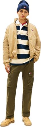 Tommy Jeans Otis canvas cargobroek voor heren (Donkergroen)