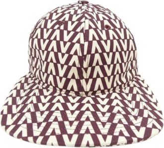 Valentino Pre-owned Accessories, female, Red, Size: ONE SIZE Pre-owned Garavani Cap