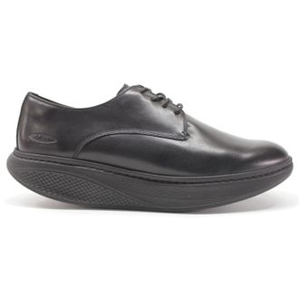 Mbt Kabisa 2 Leather Mens Lace Up Shoes - UK 8 - US 9 Men - EU 43 - Black - Size:UK 8