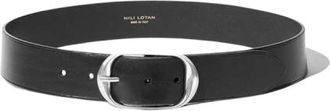 Nili Lotan Nili Riem - Dames - Riemen - Zwart - 80 CM - Leer - Accessoires