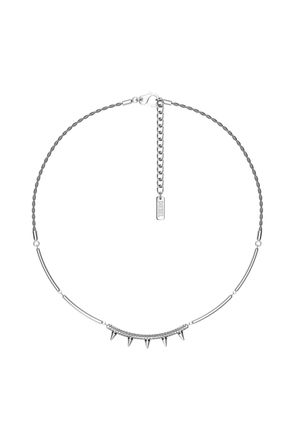 Diesel Stainless Steel Chain Necklace - Necklaces - Unisex - Silver