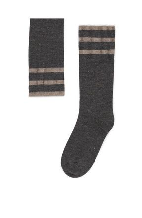 Brunello Cucinelli Sparkling knit socks in Anthracite at Nordstrom, Size X-Small Eu