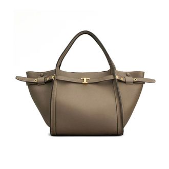 Tod's Borsa Shopping T Signature Piccola - - Bags - Donna - Grigio - ONE SIZE