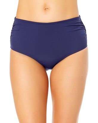 Anne Cole Hi Waist Shirred Bottom