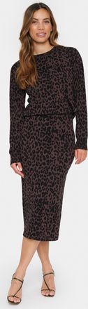 Saint Tropez Pullover Regular fit leopard