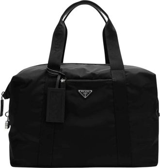 Prada Weekend Bags, male, Black, Size: ONE SIZE Sacca da Viaggio