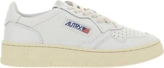 Autry Sneakers, female, White, Size: 10 US Low Medalist Leather Sneakers