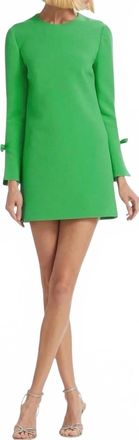 Sachin & Babi Womens Lily Bow Sleeve Shift Dress In Parrot Green