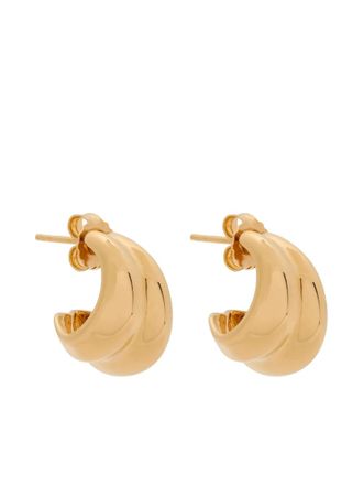 Nina Ricci Mega small hoops earrings - Oro