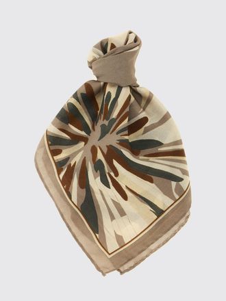 Brunello Cucinelli Printed Silk Scarf