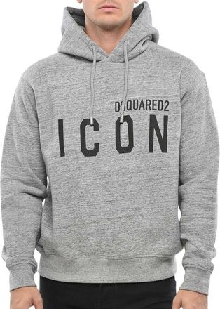 Dsquared2 Grey Graphic Logo Hoodie