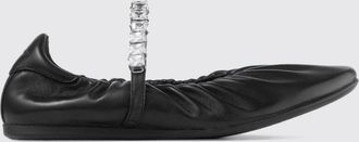 Jimmy Choo London Ballerine Mary Jane Jade in nappa con applicazione di cristalli