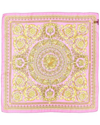 Versace Barocco Print Silk Scarf