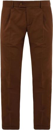 Daniele Alessandrini Gemma 73 Broeken - Heren - Straight fit broeken - Bruin - M - Broeken